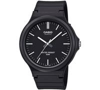 Quarzuhr, schwarz (schwarz, schwarz), CASIO TIMELESS COLLECTION, Armbanduhren, Herren, Quarzuhr, Armbanduhr, Herrenuhr, analog, Resinarmband, Acrylglas (18633925-0) schwarz, schwarz