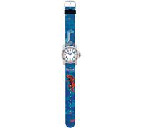 Quarzuhr SCOUT "Action Boys", blau (blau, orange), Armbanduhren, Kinder, Quarzuhr, Armbanduhr, Kinderuhr, Lernuhr, Geschenkidee, Schulanfang, Jungen,Dino (78653644-0) blau, orange