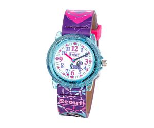 Quarzuhr SCOUT "Pferd", bunt, Armbanduhren, Kinder, Quarzuhr, Armbanduhr, Kinderuhr, Mädchen, analog (36554551-0) bunt