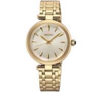 Quarzuhr SEIKO, gold (goldfarben), Armbanduhren, Damen, Quarzuhr, Armbanduhr, Damenuhr, Edelstahlarmband, Hardlexglas (43897729-0)