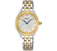 Quarzuhr SEIKO, silber (silberfarben, goldfarben), Armbanduhren, Damen, Quarzuhr, Armbanduhr, Damenuhr, Edelstahlarmband (57291528-0)