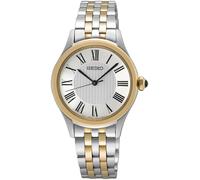 Quarzuhr SEIKO, silber (silberfarben, goldfarben, weiß), Armbanduhren, Damen, Quarzuhr, Armbanduhr, Damenuhr, Edelstahlarmband, analog, bicolor (89721166-0)