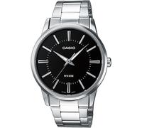Quarzuhr, silber (edelstahlfarben, schwarz), CASIO TIMELESS COLLECTION, Armbanduhren, Damen, Quarzuhr, Armbanduhr, Herrenuhr, Damenuhr, analog, Neo-Display, Edelstahlarmband (27903555-0) edelstahlfarb