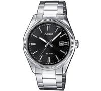 Quarzuhr, silber (edelstahlfarben, schwarz), CASIO TIMELESS COLLECTION, Armbanduhren, Damen, Quarzuhr, Armbanduhr, Damenuhr, Herrenuhr, Edelstahlarmband, Neo-Display, Tag (45226509-0) edelstahlfarben,