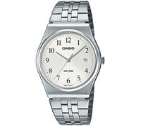 Quarzuhr, silber (silberfarben), CASIO TIMELESS COLLECTION, Armbanduhren, Damen, Quarzuhr, Armbanduhr, Herrenuhr, Damenuhr, analog, Datum, Edelstahlarmband (38170237-0) silberfarben