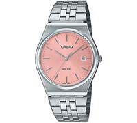 Quarzuhr, silber (silberfarben, rosa), CASIO TIMELESS COLLECTION, Armbanduhren, Damen, Quarzuhr, Armbanduhr, Herrenuhr, Damenuhr, Jugendliche, Datum, Edelstahlarmband (74190144-0) silberfarben, rosa