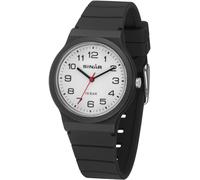 Quarzuhr SINAR, schwarz, Armbanduhren, Herren, Quarzuhr, Armbanduhr, Jugendliche, Damenuhr, Kinderuhr, bis10 bar wasserd. (22835023-0)