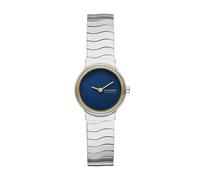 Quarzuhr SKAGEN "FREJA LILLE", blau (edelstahlfarben, dunkelblau), Armbanduhren, Damen, Quarzuhr, Armbanduhr, Damenuhr, Edelstahlarmband, analog (25985536-0) edelstahlfarben, dunkelblau