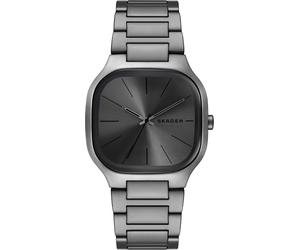 Quarzuhr SKAGEN "MELLEM", grau, Armbanduhren, Herren, Quarzuhr, Armbanduhr, Herrenuhr, Edelstahlarmband, analog (35422236-0) grau
