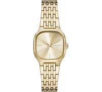 Quarzuhr SKAGEN "MELLEM LILLE", gold (gelbgoldfarben), Armbanduhren, Damen, Quarzuhr, Armbanduhr, Damenuhr, Edelstahlarmband, analog (62534628-0) gelbgoldfarben