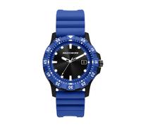 Quarzuhr SKECHERS "Glen Oaks", blau, schwarz, Armbanduhren, Herren, Quarzuhr, Armbanduhr, Herrenuhr, Silikonarmband, analog, Tag (60997505-0) blau, schwarz