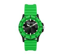 Quarzuhr SKECHERS "Glen Oaks", neongrün, schwarz, Armbanduhren, Herren, Quarzuhr, Armbanduhr, Herrenuhr, Silikonarmband, analog, Tag (12251320-0) neongrün, schwarz