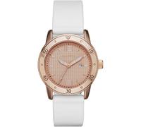 Quarzuhr SKECHERS "REDONDO", weiß, Armbanduhren, Damen, Quarzuhr, Armbanduhr, Damenuhr, Silikonarmband, analog, Tag (21705150-0) weiß