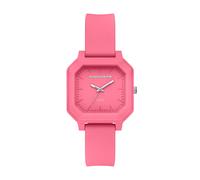 Quarzuhr SKECHERS "Rosencrans Square", pink, silberfarben, Armbanduhren, Herren, Quarzuhr, Armbanduhr, Damenuhr, Herrenuhr, Silikonarmband, analog (37708538-0) pink, silberfarben