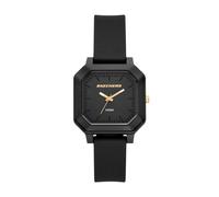 Quarzuhr SKECHERS "Rosencrans Square", schwarz, goldfarben, Armbanduhren, Herren, Quarzuhr, Armbanduhr, Damenuhr, Herrenuhr, Silikonarmband, analog (91301567-0) schwarz, goldfarben