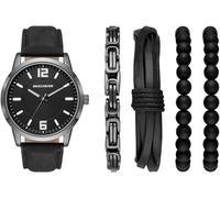 Quarzuhr SKECHERS, schwarz, Armbanduhren, Herren, Quarzuhr, Armbanduhr, Herrenuhr, analog, Leuchtindizes, Geschenkidee (94548351-0) schwarz