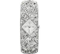 Quarzuhr SWAROVSKI "CURIOSA", silberfarben, Armbanduhren, Damen, Quarzuhr, Armbanduhr, Damenuhr, Swiss Made, Edelstahlarmband, analog (79653713-0) silberfarben