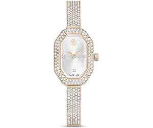 Quarzuhr SWAROVSKI "DEXTERA BANGLE", gold (goldfarben), Armbanduhren, Damen, Quarzuhr, Armbanduhr, Damenuhr, Swarovski-Kristalle, Swiss Made (90785234-0) goldfarben