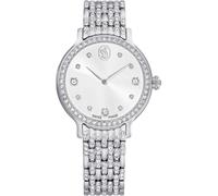 Quarzuhr SWAROVSKI "IMBER", silberfarben, Armbanduhren, Damen, Quarzuhr, Armbanduhr, Damenuhr, Swiss Made, Edelstahlarmband, analog (57908748-0) silberfarben