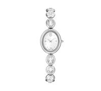 Swarovski imber silberfarbenem damen uhr mit weißem zifferblatt und edelstahl armband one_size Silber