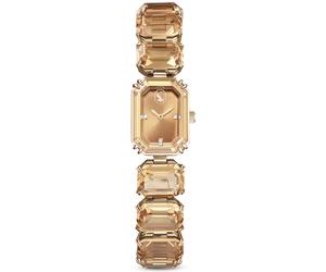 Quarzuhr SWAROVSKI "MILLENIA", braun (bronzefarben, roségoldfarben), Armbanduhren, Damen, Quarzuhr, Armbanduhr, Damenuhr, Swarovski-Kristalle, Swiss Made (33520400-0) bronzefarben, roségoldfarben