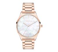 Quarzuhr TAMARIS "Basic Elegance", rosa (roségoldfarben), Armbanduhren, Damen, Quarzuhr, Armbanduhr, Damenuhr, Edelstahlarmband, analog (97495744-0) roségoldfarben