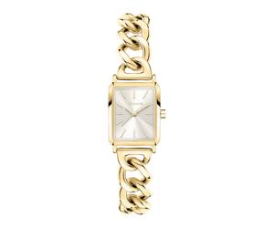 Quarzuhr TAMARIS "Chain Watch", goldfarben, Armbanduhren, Damen, Quarzuhr, Armbanduhr, Damenuhr, Edelstahlarmband, analog (33664300-0) goldfarben