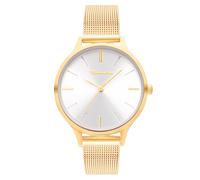 Quarzuhr TAMARIS "New Mesh", goldfarben, Armbanduhren, Damen, Quarzuhr, Armbanduhr, Damenuhr, analog (86347614-0) goldfarben