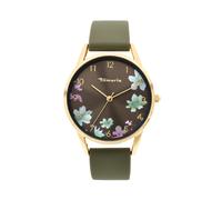 Quarzuhr TAMARIS, olivgrün, Armbanduhren, Damen, Quarzuhr, Armbanduhr, Damenuhr, Silikonarmband, analog (96420126-0) olivgrün
