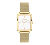 Quarzuhr TAMARIS "Square Meets Mesh", gold (goldfarben), Armbanduhren, Damen, Quarzuhr, Armbanduhr, Damenuhr, Edelstahlarmband, analog (17792103-0) goldfarben