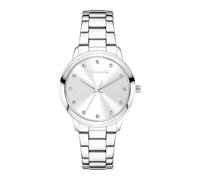 Quarzuhr TAMARIS "The Elegance", silberfarben, Armbanduhren, Damen, Quarzuhr, Armbanduhr, Damenuhr, Edelstahlarmband, analog, Glassteine (21292031-0) silberfarben