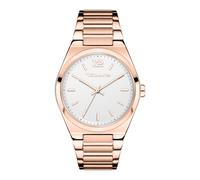 Quarzuhr TAMARIS "The Round Basic Essential", roségoldfarben, Armbanduhren, Damen, Quarzuhr, Armbanduhr, Damenuhr, Edelstahlarmband, analog (21966463-0) roségoldfarben