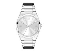 Quarzuhr TAMARIS "The Round Basic Essential", silberfarben, Armbanduhren, Damen, Quarzuhr, Armbanduhr, Damenuhr, Edelstahlarmband, analog (44757601-0) silberfarben