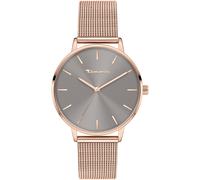Quarzuhr TAMARIS "TT-0003-MQ", goldfarben, grau, Armbanduhren, Damen, Quarzuhr, Armbanduhr, Damenuhr, Edelstahlarmband, analog (40782043-0) goldfarben, grau