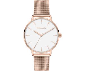Quarzuhr TAMARIS "TT-0003-MQ", roségoldfarben, Armbanduhren, Damen, Quarzuhr, Armbanduhr, Damenuhr, Edelstahlarmband, analog (31685924-0) roségoldfarben