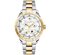 Quarzuhr THOMAS SABO "BUTTERFLIES", silber (silberfarben, goldfarben), Armbanduhren, Damen, Quarzuhr, Armbanduhr, Damenuhr, analog, Schmetterlinge, Edelstahlarmband (30831156-0)