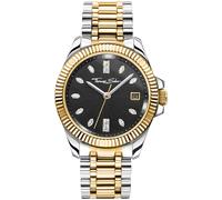 Quarzuhr THOMAS SABO "DIVINE", silber (silberfarben, goldfarben), Armbanduhren, Damen, Armbanduhr, Damenuhr, Datum, Mineralglas mit Saphirbeschichtung (68282322-0) silberfarben, goldfarben