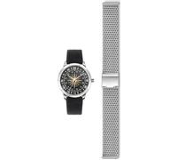 Quarzuhr THOMAS SABO "GLAM SPIRIT ASTRO", schwarz (schwarz, silberfarben), Armbanduhren, Damen, Quarzuhr, Armbanduhr,Damen, ideal auch als Geschenk, Sternzeichen, Sterne, Astro (54227842-0) schwarz, s
