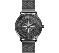 Quarzuhr THOMAS SABO "SPIRIT COSMOS KOMPASS", schwarz, Armbanduhren, Herren, Quarzuhr, Armbanduhr für Damen und Herren, unisex, Onyx-Steine (75425036-0)