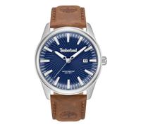 Quarzuhr TIMBERLAND "Birch Road", braun, blau, Armbanduhren, Herren, Quarzuhr, Armbanduhr, Herrenuhr, Lederarmband, analog, Tag (54355003-0)