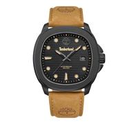 Quarzuhr TIMBERLAND "Greenough", hellbraun, schwarz, Armbanduhren, Herren, Quarzuhr, Armbanduhr, Herrenuhr, Lederarmband, analog, Tag (82807826-0)