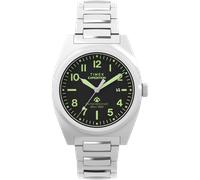 Quarzuhr TIMEX "CAPSTONE", silber (edelstahlfarben), Armbanduhren, Herren, Quarzuhr, Armbanduhr, Herrenuhr, Edelstahlarmband, Datum, Leuchtzeiger (69729909-0) edelstahlfarben