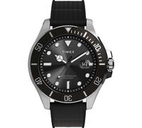 Quarzuhr TIMEX "HARBORSIDE COAST", schwarz, Armbanduhren, Herren, Quarzuhr, Armbanduhr, Herrenuhr,Kunststoffarmband,Datum, bis 10 bar wasserdicht (78347351-0)