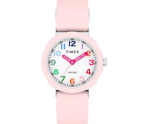 Quarzuhr TIMEX "TIME TEACHER", rosa, Armbanduhren, Kinder, Quarzuhr, Armbanduhr, Kinderuhr, Lernuhr, Geburtstag, Schulanfang, Geschenkidee (24638809-0) rosa