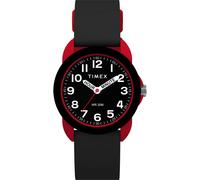 Quarzuhr TIMEX "TIME TEACHER", schwarz, Armbanduhren, Kinder, Quarzuhr, Armbanduhr, Kinderuhr, Lernuhr, Geburtstag, Schulanfang, Geschenkidee (45307132-0) schwarz