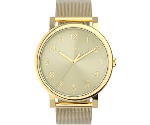 Quarzuhr TIMEX "Timex Originals", goldfarben, champagnerfarben, Armbanduhren, Damen, Quarzuhr, Armbanduhr, Damenuhr, Edelstahlarmband, analog (54751146-0) goldfarben, champagnerfarben
