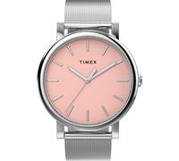 Quarzuhr TIMEX "Timex Originals", silberfarben, rosa, Armbanduhren, Damen, Quarzuhr, Armbanduhr, Damenuhr, Edelstahlarmband, analog (66720403-0) silberfarben, rosa