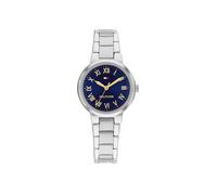 Quarzuhr TOMMY HILFIGER "Becca", silberfarben, blau, Armbanduhren, Damen, Quarzuhr, Armbanduhr, Damenuhr, Edelstahlarmband, analog (13285712-0) silberfarben, blau