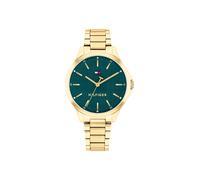 Quarzuhr TOMMY HILFIGER "CHLOE", goldfarben, blau, Armbanduhren, Damen, Quarzuhr, Armbanduhr, Damenuhr, Edelstahlarmband, analog (41579456-0) goldfarben, blau