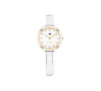 Quarzuhr TOMMY HILFIGER "Demi Bangle", silberfarben, Armbanduhren, Damen, Quarzuhr, Armbanduhr, Damenuhr, Edelstahlarmband, analog (29401915-0) silberfarben